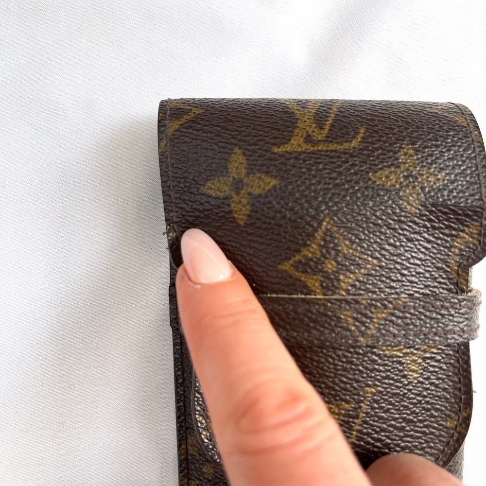 Authentic Vintage Louis Vuitton Monogram Etui a Lunettes Rabat Glasses Case - Picture 14 of 14